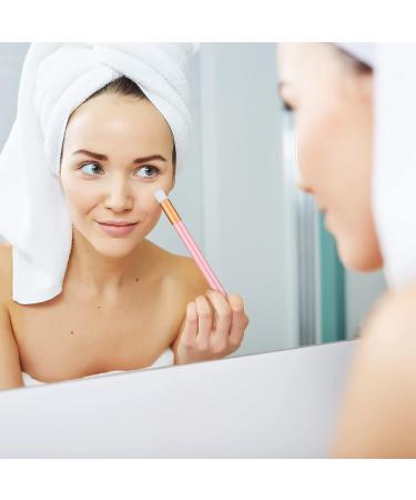 30-Piece Travel Soap Bottle & Lash Shampoo Brush Set | Eyelash Extension Cleansing & Blackhead Remover Tool | Foaming Pump Dispenser Bottle 50ML (White/Pink) - Buy Online on GoSupps.com