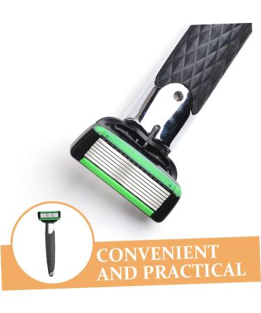 Professional Men's Razor Set - Metal Short Handle Double-Edged Razor for Precision Shaving | International Shipping Available - Buy Online on GoSupps.com