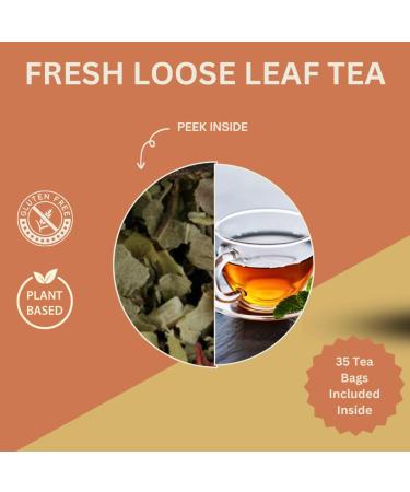 Gentle Detox Cleanse Tea - Natural Herbal Digestive & Colon Health Support - Caffeine-Free Loose Leaf 3oz - International Shipping Available - Buy Online on GoSupps.com