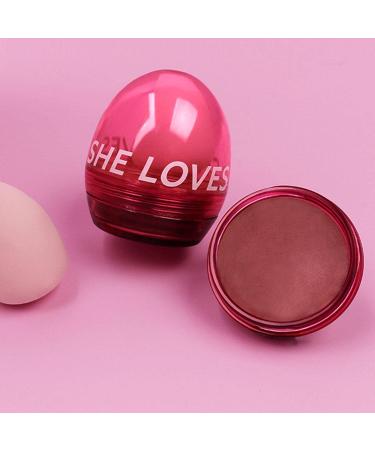Blush Makeup | Long-Lasting Blushing Cream for Natural Makeup All Day Long Radiant Look Face Blusher for Gathering Home Working Shopping Traveling Dating 03# Dry Rose - Buy Online on GoSupps.com