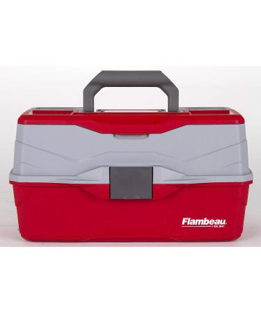 Flambeau Outdoors 6383TB 3-Tray Tackle Box - Red/Gray - Buy Online on GoSupps.com