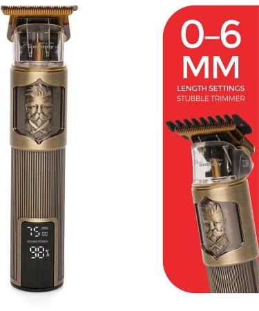 Paul Anthony 'Style Pro' USB-C Lithium Tramline Detailing & Stubble T-Bar Trimmer with LCD Display Zero mm Cutting and 4 Combs 1mm - 6mm - H5136A USB Detailer Trimmer - Buy Online on GoSupps.com
