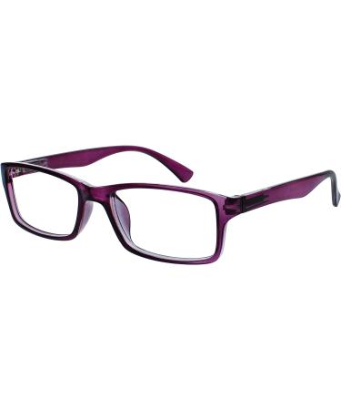 Designer Purple Reading Glasses +1.50 Magnification | Men Women | UV Protection | Reading Glasses Company - Buy Online on GoSupps.com