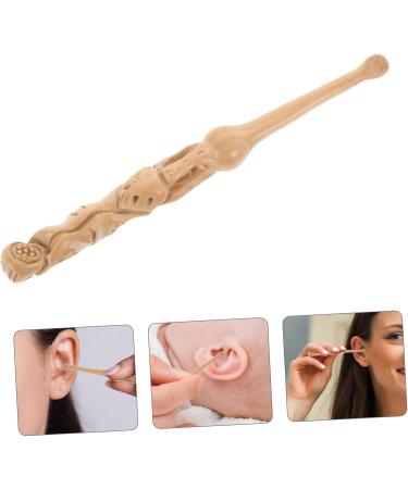 FOMIYES Ear Scoop Tool Reusable Wood Carved Earwax Removal Instrument for Safe Ear Cleaning Multi-Functional Earwax Picker for Home Use and - Buy Online on GoSupps.com