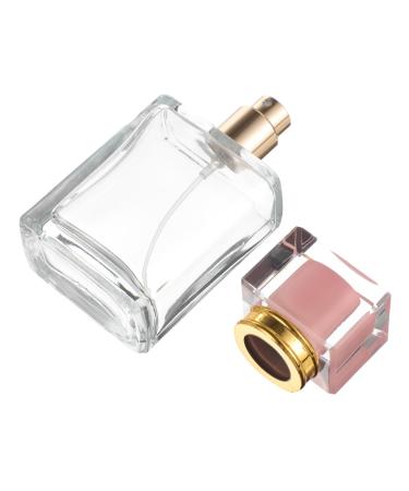 Beavorty Perfume Spray Bottle Empty Perfume Fragrance Empty Bottle Refillable Perfume Transparent Perfume Bottle Glass Perfume Bottle Perfume Glass Sprayer Quartet Cosmetic Travel