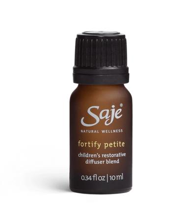 Saje Fortify Petite Diffuser Blend Essential Oil Blend for Aromatherapy Therapeutic Grade Pure Essential Oils for Diffusers for Home Plant Therapy (0.34 fl oz)