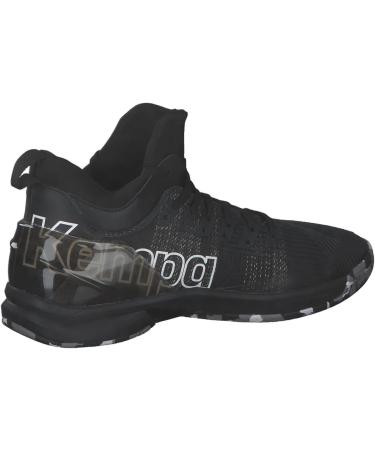 Buy Kempa Unisex Attack Mid Handball Shoe - Black | Size 48 EU | International Shipping Available - Buy Online on GoSupps.com