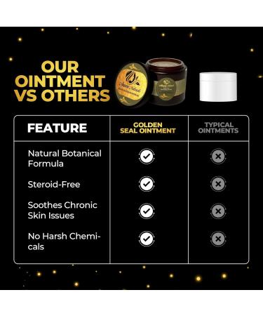 Anume Naturals Goldenseal Ointment Herbal Skin Balm with Golden Seal MCT Oil & Olive Oil for Dry or Irritated Skin 100% Natural Plant-Based Vegan & Cruelty-Free - Buy Online on GoSupps.com