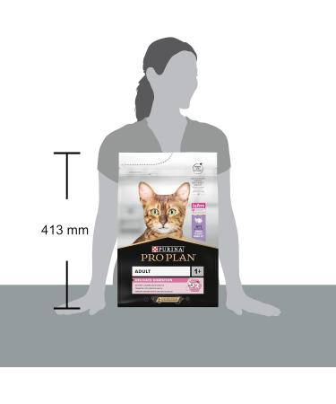 PRO PLAN Adult 1+ DELICATE DIGESTION Rich in Turkey Dry Cat Food 3kg - Buy Online on GoSupps.com