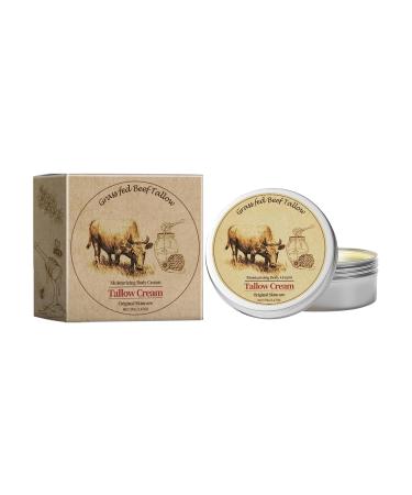 Beef Tallow Cream Cr me Hydratante Pour Le Visage Et Le Corps Baume Au Suif Pour Les Soins Hydratants De La Peau Du Corps (120g)