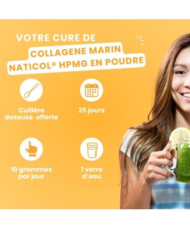 VIMEE - Marine Collagen Powder - 250g - Skin Joints and Healing - Made in France - Buy Online on GoSupps.com