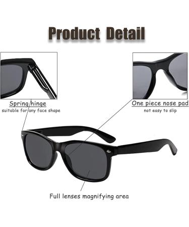 Shop Stylish Reading Sunglasses for Men & Women | Tinted UV400 Sun Readers with Spring Hinge - Black Tortoise 2.0x - Buy Online on GoSupps.com