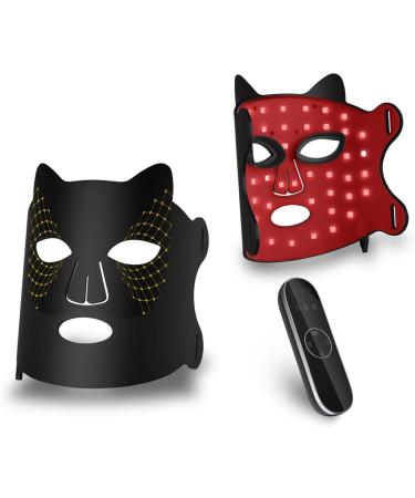 LED Light Mask for Face Skin Care Red Light | LED Skin Care with 3 Speed Timer - 4 Light Colors Skin Care 192 Lamp Beads for Home - Buy Online on GoSupps.com