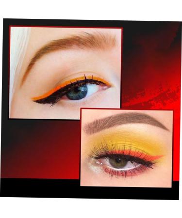 FOMIYES 12 Pcs Eyeliner Eye Line Sticker Eye Makeup Stickers Double Eyelid Tapes Applique Flash 1 count (Pack of 1) Assorted Colorx2pcs - Buy Online on GoSupps.com