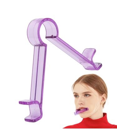 Face Exerciser - Jaw Exerciser Face Slimmer Portable Mouth Exercise Tool Double Chin Exercise Device for Women Men Purple