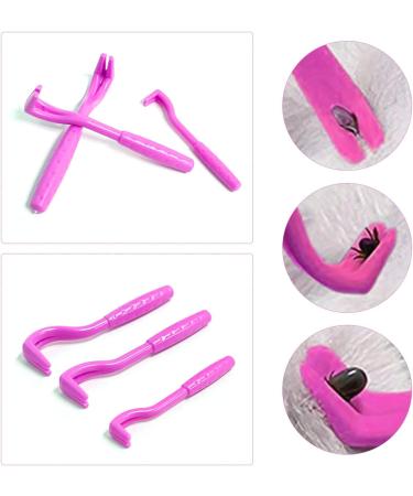 ZWZNBL 3 x Tick Remover Cat and Dog Lice Remover Tick Hook and Lice Tongs Anti-Lice Accessories Suitable for Removing Ticks and Fleas (Rose Red) Pink-red - Buy Online on GoSupps.com
