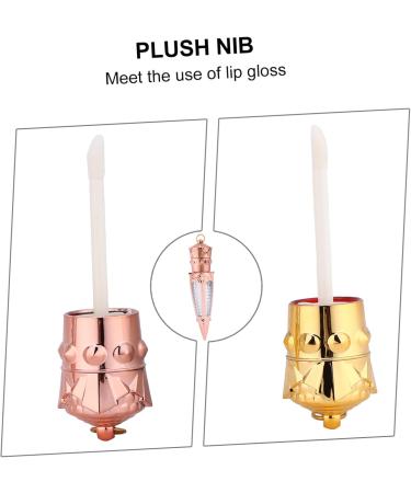 GALPADA 10pi ces Lip Gloss Tubes Radish Shape Mini Refillable Cosmetic Containers Portable for Travel Diy Lip Balm Bottles Set - Buy Online on GoSupps.com