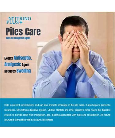 VENTOP Piles Care Fast Relief Hemorrhoid Support - 60 Capsules - Buy Online on GoSupps.com