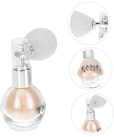 SEWACC 1pc spray glitter makeup highlighter face glitter powder Gloss Powder Sprayer hair powder bottle Ivory 7x5.5cm - Buy Online on GoSupps.com