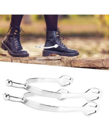 2PCS Horse Spurs West Cowboy Horse Boot Spurs Round Head English Spur Harmless to The Horse for Horsemanship Lovers - Buy Online on GoSupps.com