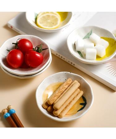 Fruit Bowl Snack Containers Small Dish Plate Dip Board Household Sauce Plate Tableware Snack Small Bowl Soy Sauce Vinegar Seasoning Dipping Dish Breakfast Bowls - Buy Online on GoSupps.com