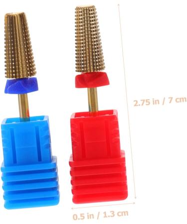 minkissy 6 Pcs Grinding Head Nail Drill File Bits Nails Drill Bits Cuticle Drill Bits Finger Nail Drill Bits Nail Beauty Tools Tungsten Nail Files Pedicure Drill Bits Gel Alloy Exfoliating 7X1.3CMx3pcs As Shownx3pcs - Buy Online on GoSupps.com