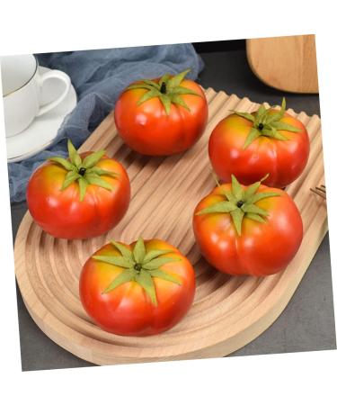 Zerodeko 30 Pcs Imitation Tomato Realistic Vegetable Model Simulated Tomato Model Fake Grapes Home Decoration Photo Prop Faux Plants Tomato Fake Fruit Red Foam Cherry Tomatoes - Buy Online on GoSupps.com