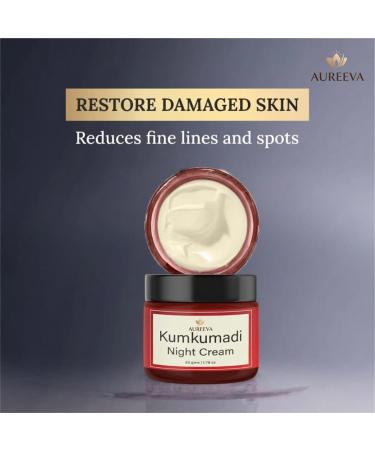 Kumkumadi Oil Retinol Night Cream For Face - 50g - Buy Online on GoSupps.com
