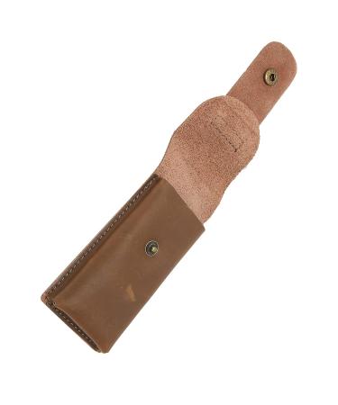 Portable Safety Razor Case & Shaving Bag Holder | Cowhide Leather Travel Bag for Safe Shaving on the Go - Buy Online on GoSupps.com