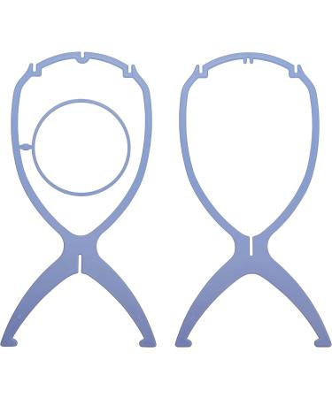 Portable Collapsible Wig Stand Holder for Women - Durable & Travel-Friendly | Wigs Display & Drying Tool - Light Blue (1 Pc) - Buy Online on GoSupps.com