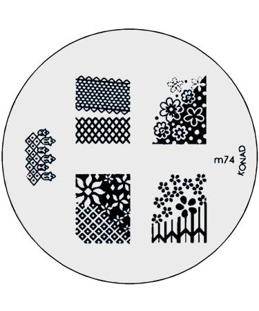 Premium KONAD Stamping Nail Art Set - 8 Stencils + 1 Stamper/Scraper | International Shipping Available - Buy Online on GoSupps.com