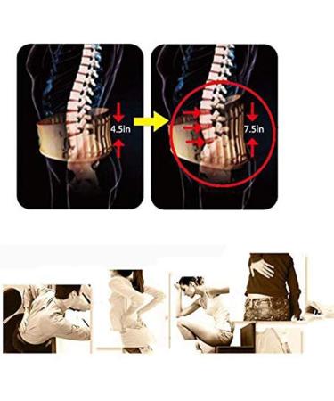 Topshop 2-in-1 Decompression Belt | Lumbar Back Support for Pain Relief | Scoliosis Herniated Disc Sciatica & Arthritis - Buy Online on GoSupps.com