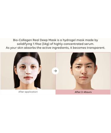 Generic Bio Collagen Face Mask Bio-Collagen Deep Mask Pure Collagen Films Deep Hydrating Firming Overnight Hydrogel Mask Elasticity and Wrinkle - Buy Online on GoSupps.com