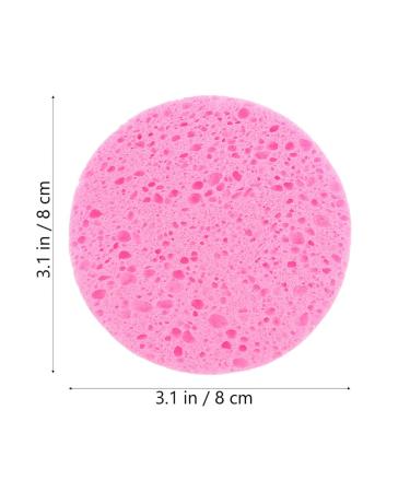 FRCOLOR 100 Pcs Makeup Puff & Facial Sponge Set - Portable Cleansing Pads for Makeup Removal & Spa Travel - Premium Wood Pulp Fiber Sponges - Buy Online on GoSupps.com