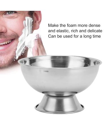 Shalling Bowl - Stainless Steel Razor Cream & Shaving Foam Shell for Rich Thick Lather | International Shipping Available - Buy Online on GoSupps.com
