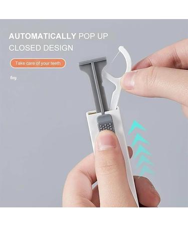 Automatic Tooth Pairs Stick - Disposable Interdental Flosser with Travel Case | Ideal for Families & Hotels - Shop Now! - Buy Online on GoSupps.com