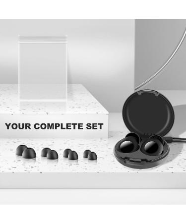 Ear Plugs for Sleeping Noise Cancelling 30dB Noise Reusable Silicone Earplugs with 8 Ear Tips for Hearing Protection Sleep Deep Focus Work Concert Travel Noise Sensitivity - Buy Online on GoSupps.com