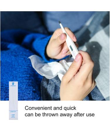 Healifty 100pcs Disposable Digital Thermometer Covers Sterile Universal Thermometer Probe Covers for Hospital Clinic and Health Center - Buy Online on GoSupps.com