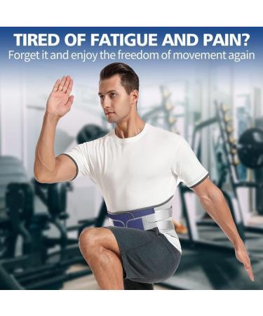 Men Lower Back Brace Women Lumbar Support Belt With 4 Support Stays Breathable Waist Decompression Band Back Pain Relief For Sciatica Scoliosis Herniated Disc (Color : Blue Size : L) lofty ambition Black XL - Buy Online on GoSupps.com