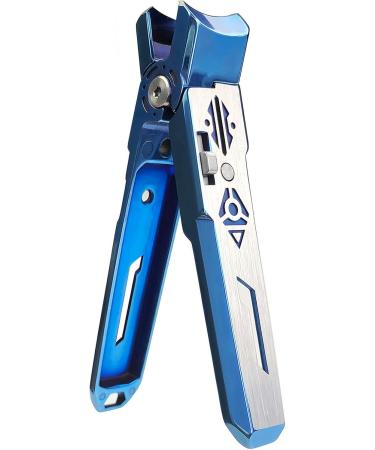SG Nekoo Wide Jaw Opening Nail Clippers for Thick Nails Folding Lock Fingernail Toenail Clippers with Catcher Anti Splash Ultra Sharp Nail Cutter Trimmer for Men Women Adults Seniors (Mid-Blue1P) - Buy Online on GoSupps.com