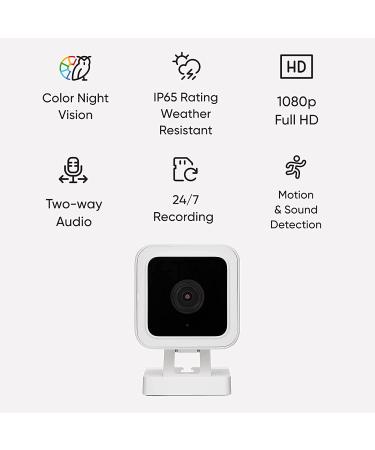Wyze Cam v3 Wired 2.4GHz Wi-Fi Pet Camera - Indoor/Outdoor Home Security Camera for Pets, Kids & Elderly - Works with Alexa, Google Home & IFTTT - V3 Only - Buy Online on GoSupps.com