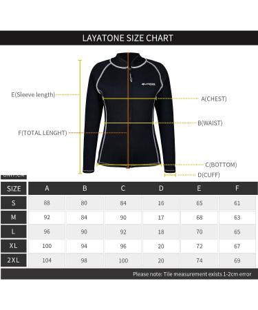 LayaTone 3mm Neoprene Wetsuit Top for Men and Women | Long Sleeve Scuba Diving/Surfing Top | Zipper Wet Suit for Adults | Black - Size Large - Buy Online on GoSupps.com