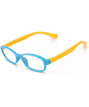 Children's Glasses Frame Without Prescription for Boys & Girls Age 5-12 | Clear Lens + Blue Glasses Case - International Shipping Available - Buy Online on GoSupps.com
