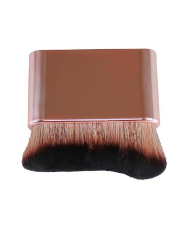 Thyonta Self Tanning Brush Applicator Multi-Purpose Foundation Body Soft Bristle Make-Up Brush Suitable for Ladies Make-Up Combing(Pink Rose Gold)