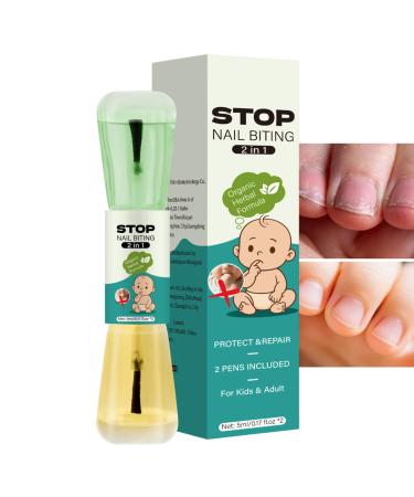Anti-Chewing Nail Polish Correct Bad Habits Repair Nail Polish for Women Men Boys Girls Teenagers