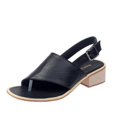 Summer Women's Orthopedic Sandals Casual Flat Non-slip Orthopedic Correction Bunion Shoes with Buckle Strap for Plantar Fasciitis Foot Correction Sandals 24cm Black