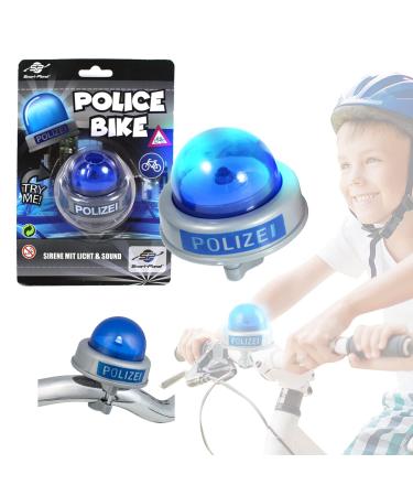 Smart Planet JO-20626-NEW Bicycle Bell Children Police Plastic Blue Medium - Buy Online on GoSupps.com