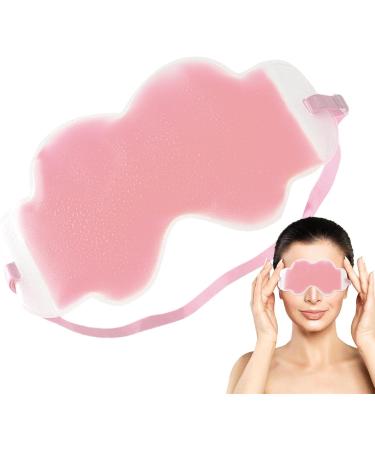 Cooling Eye Masque | Reusable Gel Eye Perfect Fit Sleeping Tool for Business Trip Travel Home and Car Pink - Buy Online on GoSupps.com