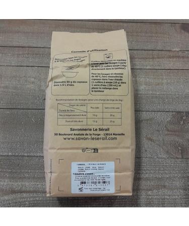 Duo of Marseille Soap Shavings Natural Green 2 x 1 kg - Traditional Serail Manufacturing - Economical and Ecological - for mo - Buy Online on GoSupps.com