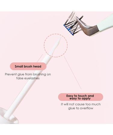 False Eyelash Glue - Waterproof Adhesive for Individual & Cluster Lashes | Mild Lash Extension Glue for All Lash Types - Buy Online on GoSupps.com